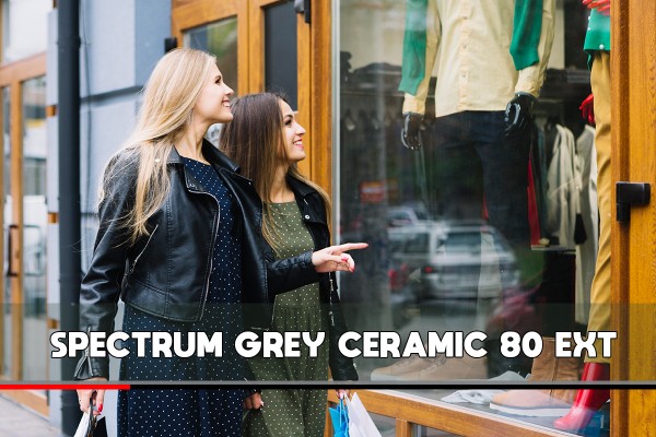 SPECTRUM GREY CERAMIC 80 EXT - 1.52M