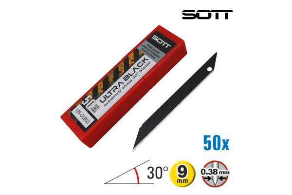 SOTT ULTRA BLACK 30° BLADES PACK OF 50